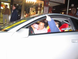 Downtown Toronto after Leafs won the Quarter Finals 73.JPG